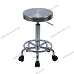 Stainless Steel Surgical Stool with Rotary Lift