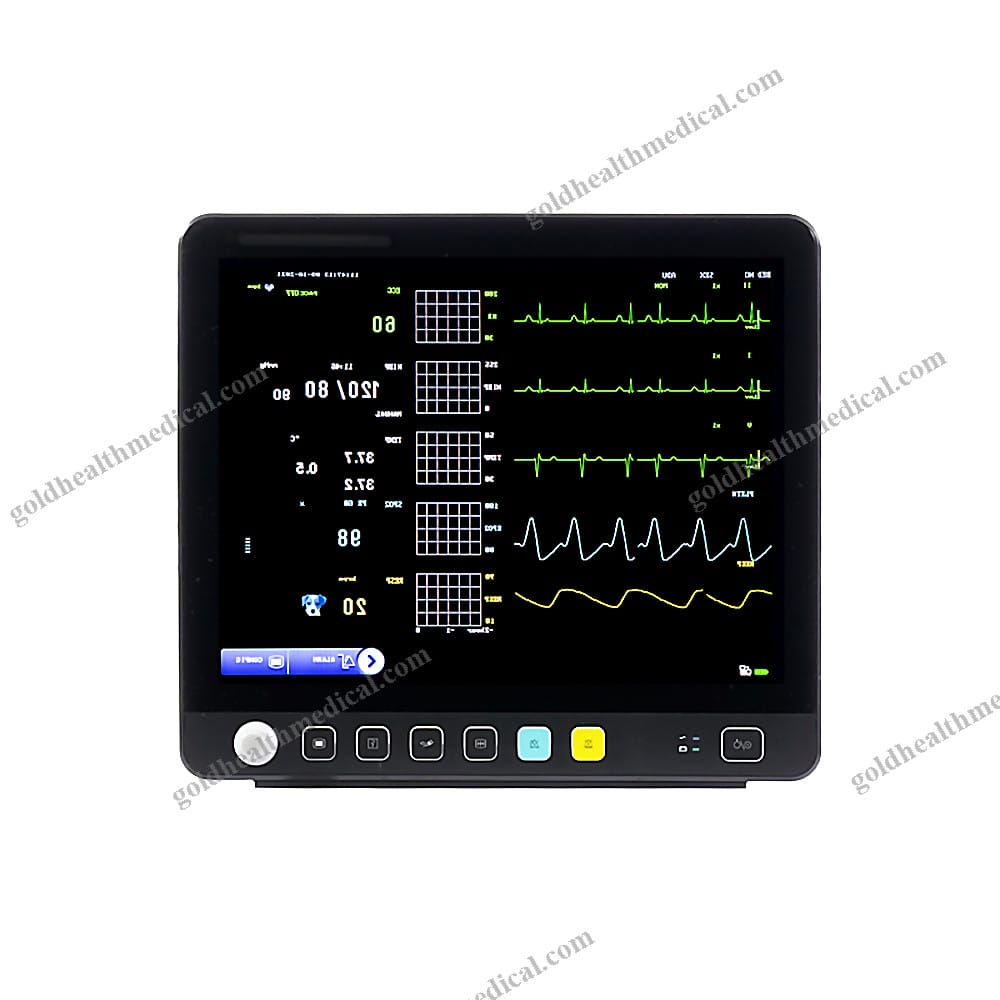 Multiparameter Patient Monitor for Pet Hospitals Equipped with Printers and