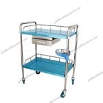 Stainless Steel Medical Trolley with Drawer