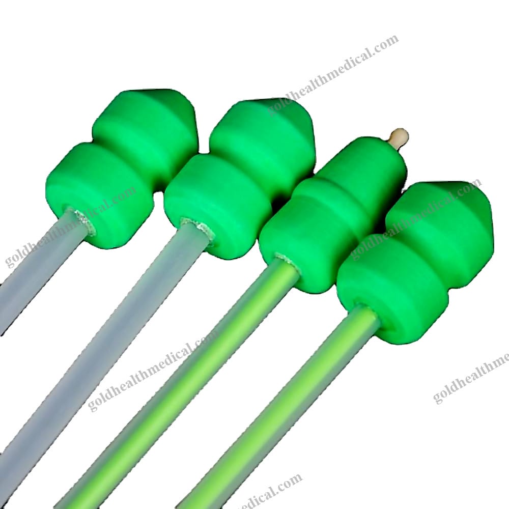Soft Green Foam Sow AI Catheter