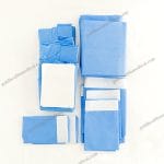 Sterile Surgical Operating Kit with Disposable Gowns Hand Towels and