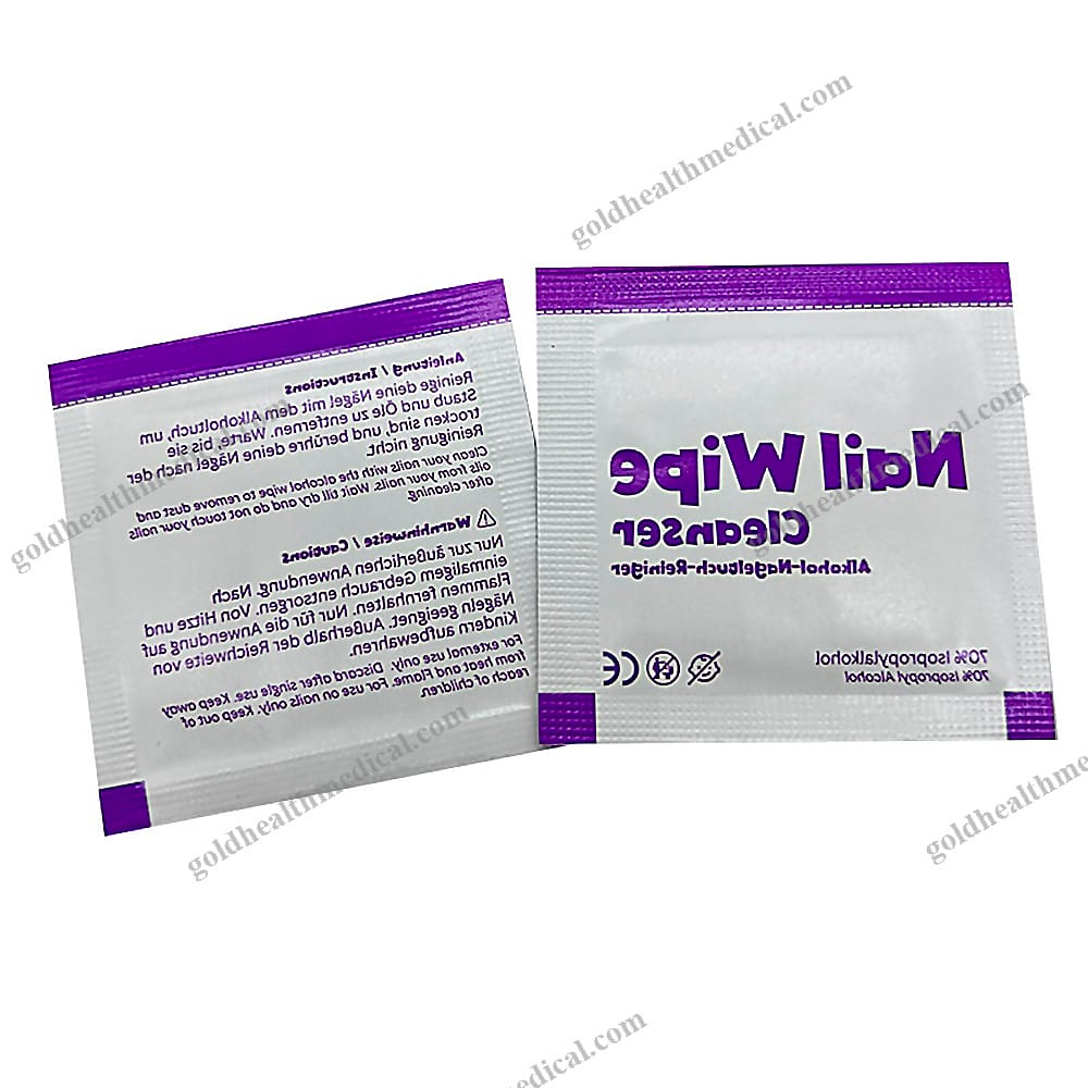 Biodegradable Nail Cleansing Wipes