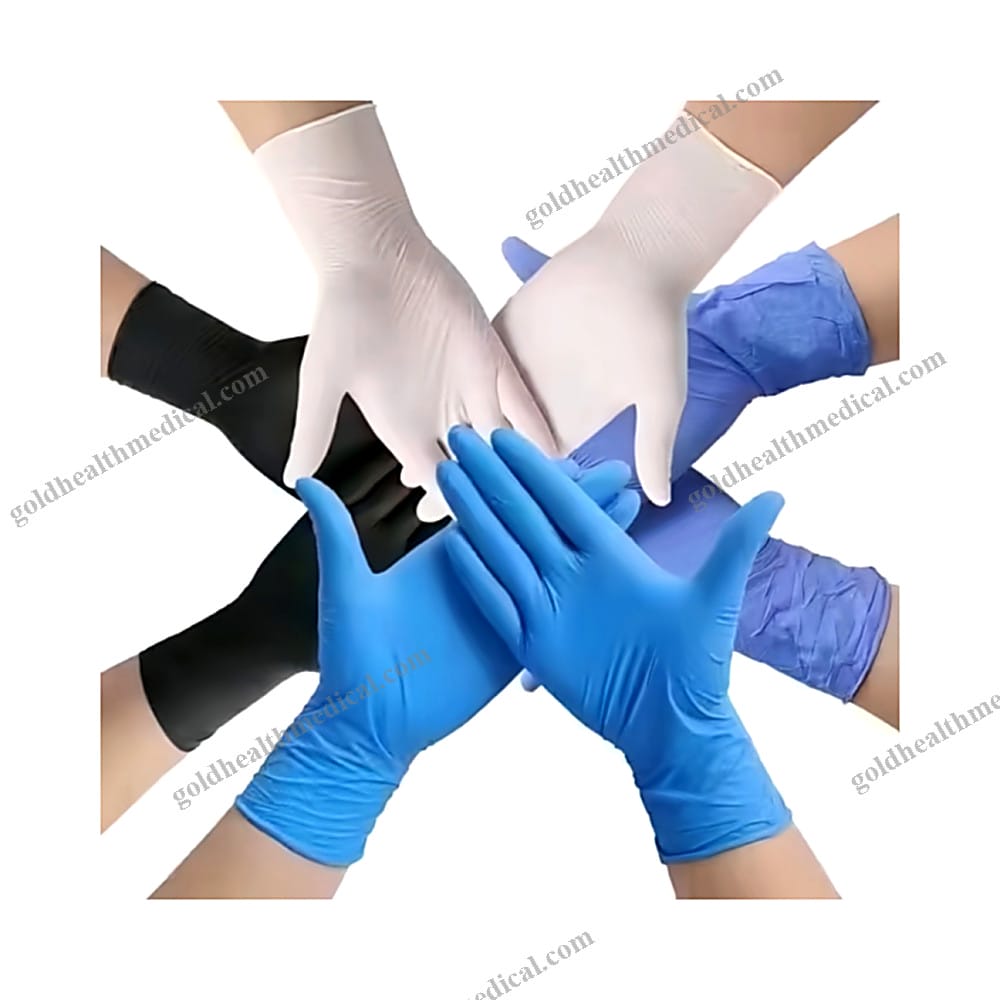 Nitrile Blue Medical Examination Gloves