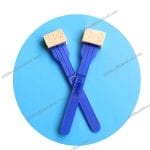 Rectangular Foam Swab with Blue Handle for Laboratory Use