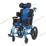 Reclining Backrest Wheelchair for Cerebral Palsy Kids
