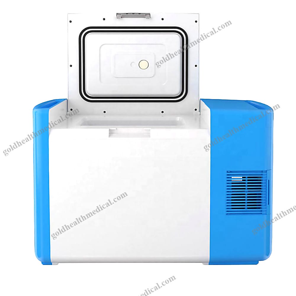 1601366560872_1 Stainless Steel Cryogenic Freezer Vaccine Cooler Box Lab Use Secop Lock - Image 1