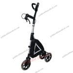Modern Outdoor Telescopic Folding Walking Cane with 3 Wheels for Elder