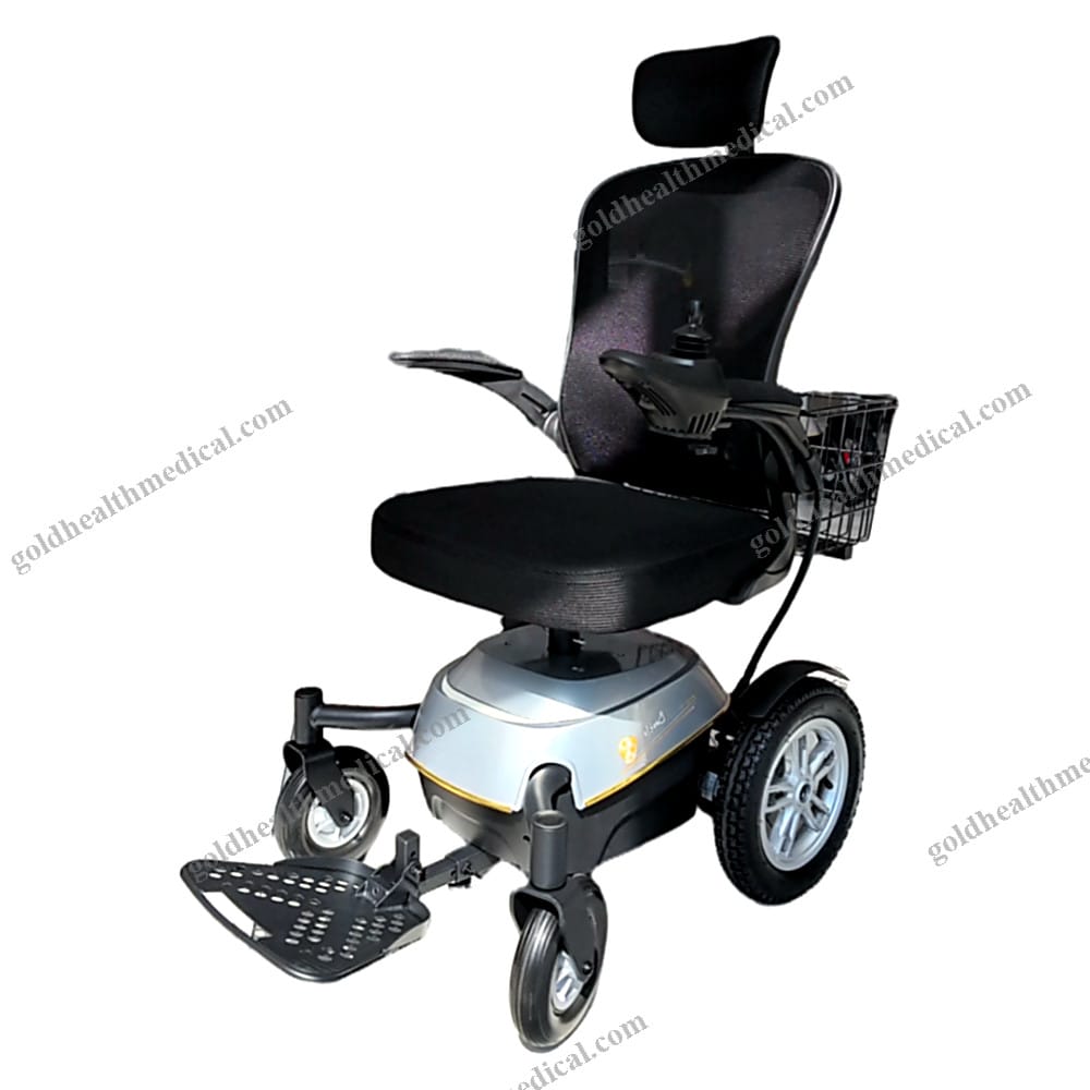 MUNIU Electric Mobility Scooter with Headrest for Disabled Users