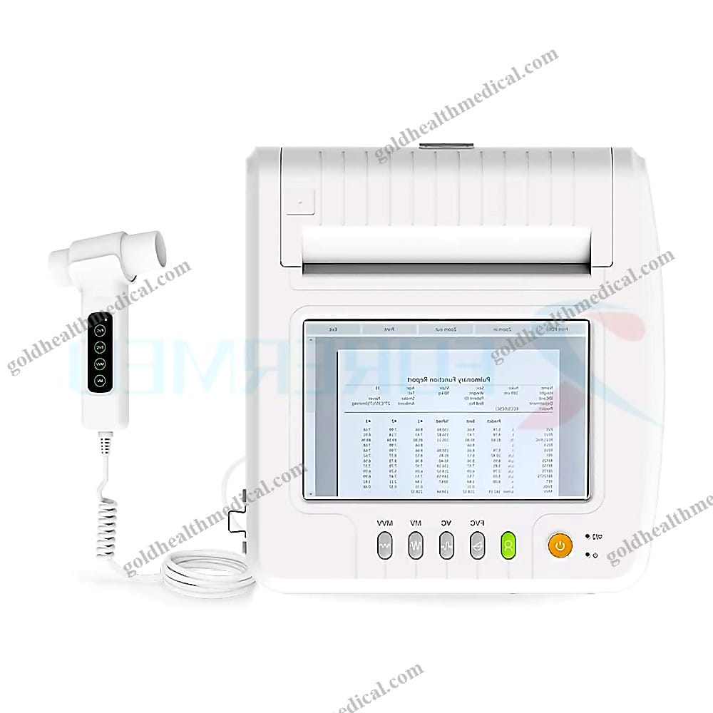 Three Ball Electronic Spirometer with Disposable Mouthpiece for Lung Function Testing