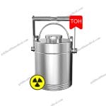 Emergency Radioactive Lead Container for Nuclear Medicine