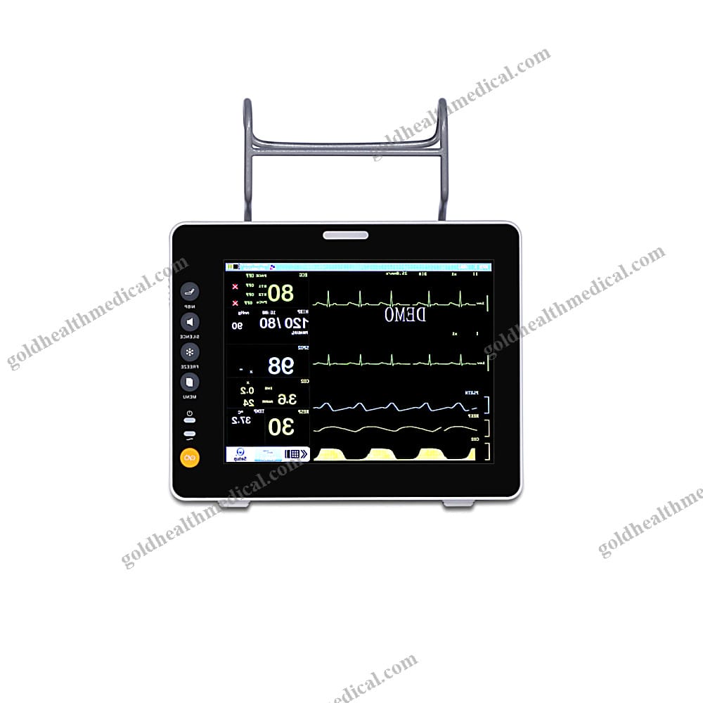 8Inch Touch Portable MultiParameter Patient Monitor for Ambulance Use