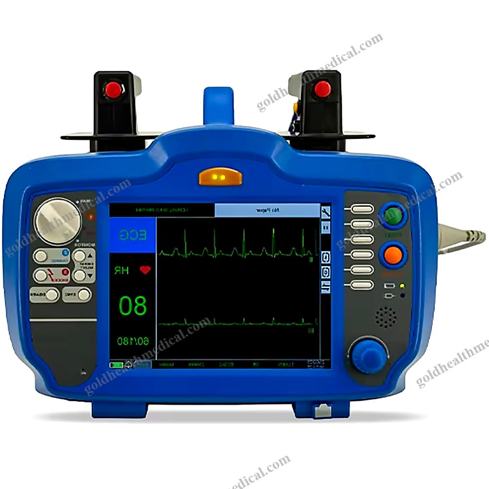 1601372413467_1 Portable AED Defibrillator Machine with Manual Power Source for Emergency FirstA - Image 1