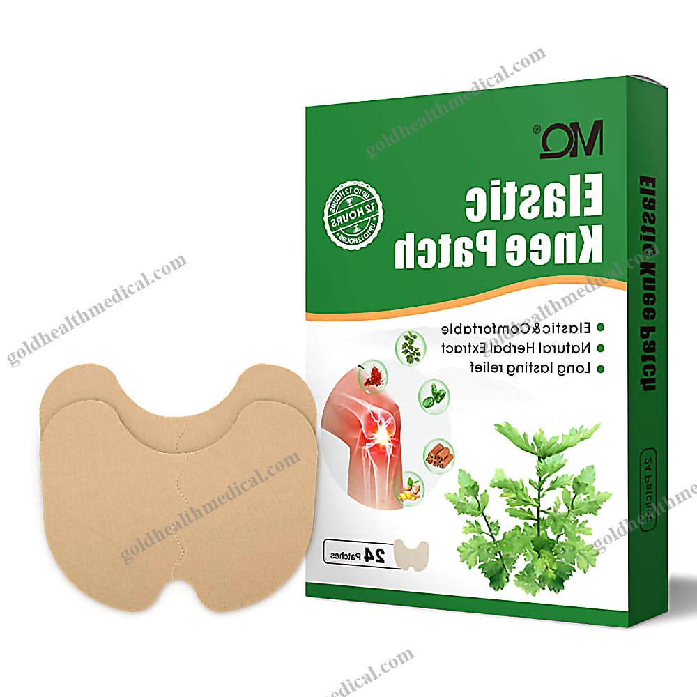 Knee Patch Elastic Material 24 PcsBox for Joint Pain