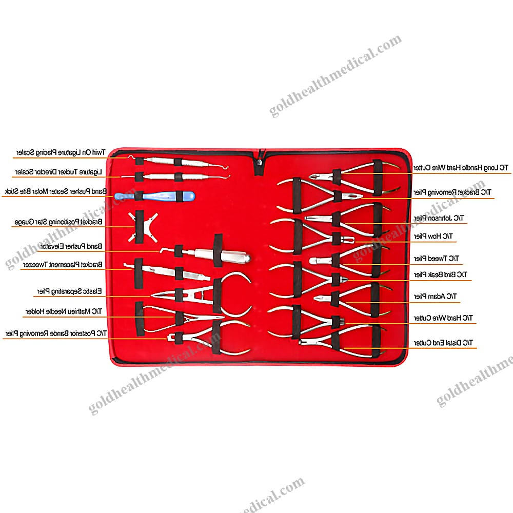 18in1 Dental Surgical Orthodontics Tool Kit