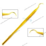 Dental Explorer 23 GoldCoated Denture Instruments for Hy