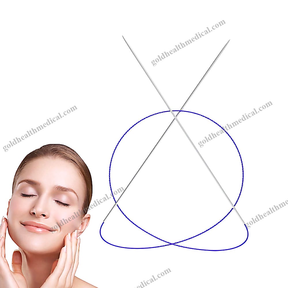 PDO Suture Soft Sterile Lifting Twin Surgical Thread with