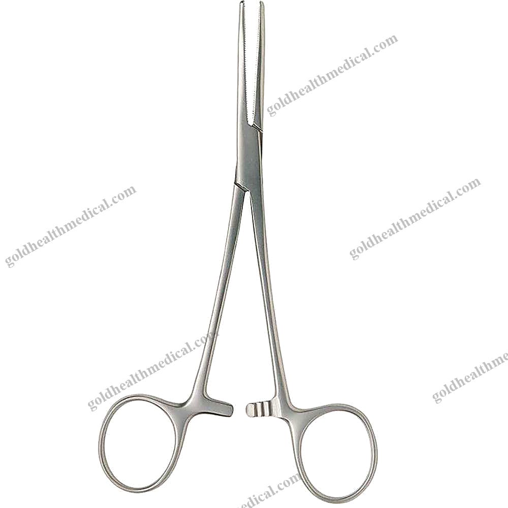 50035443198_1 Mayo Artery Forceps Curved Serrated 15cm - Image 1