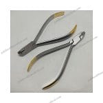 Orthodontic Lab Pliers Set 2 Dental Distal End Cut
