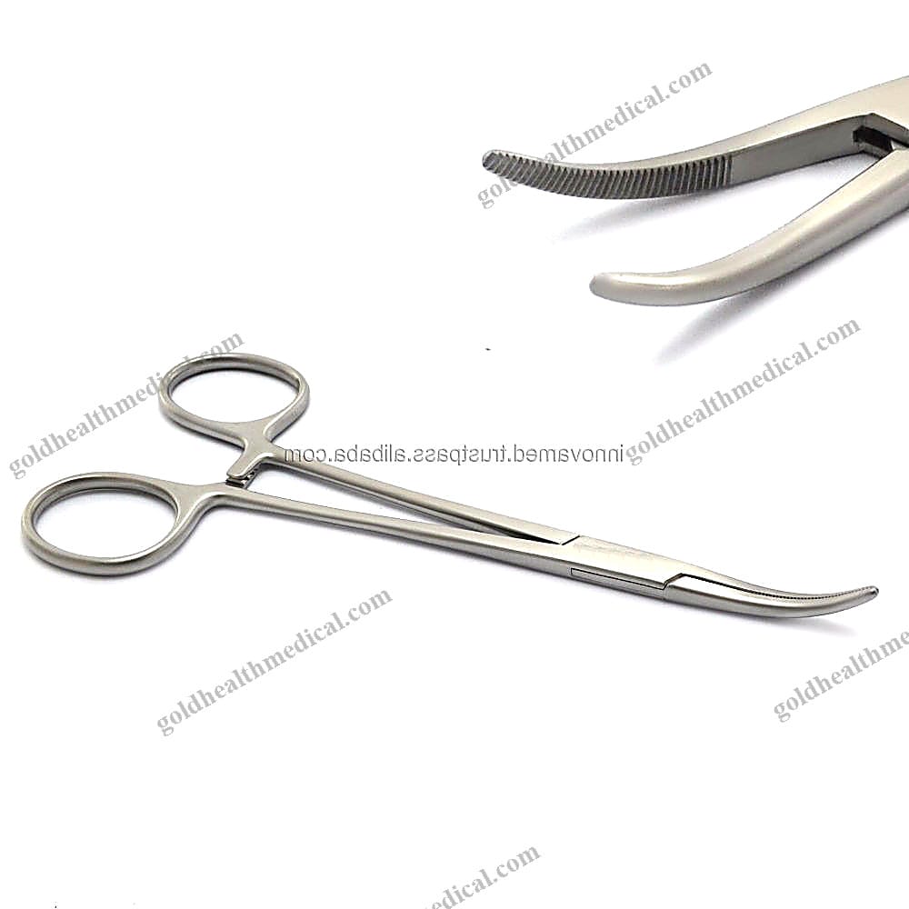 Stainless Steel Surgical Haemostatic Artery Clamp Locking Kelly Force