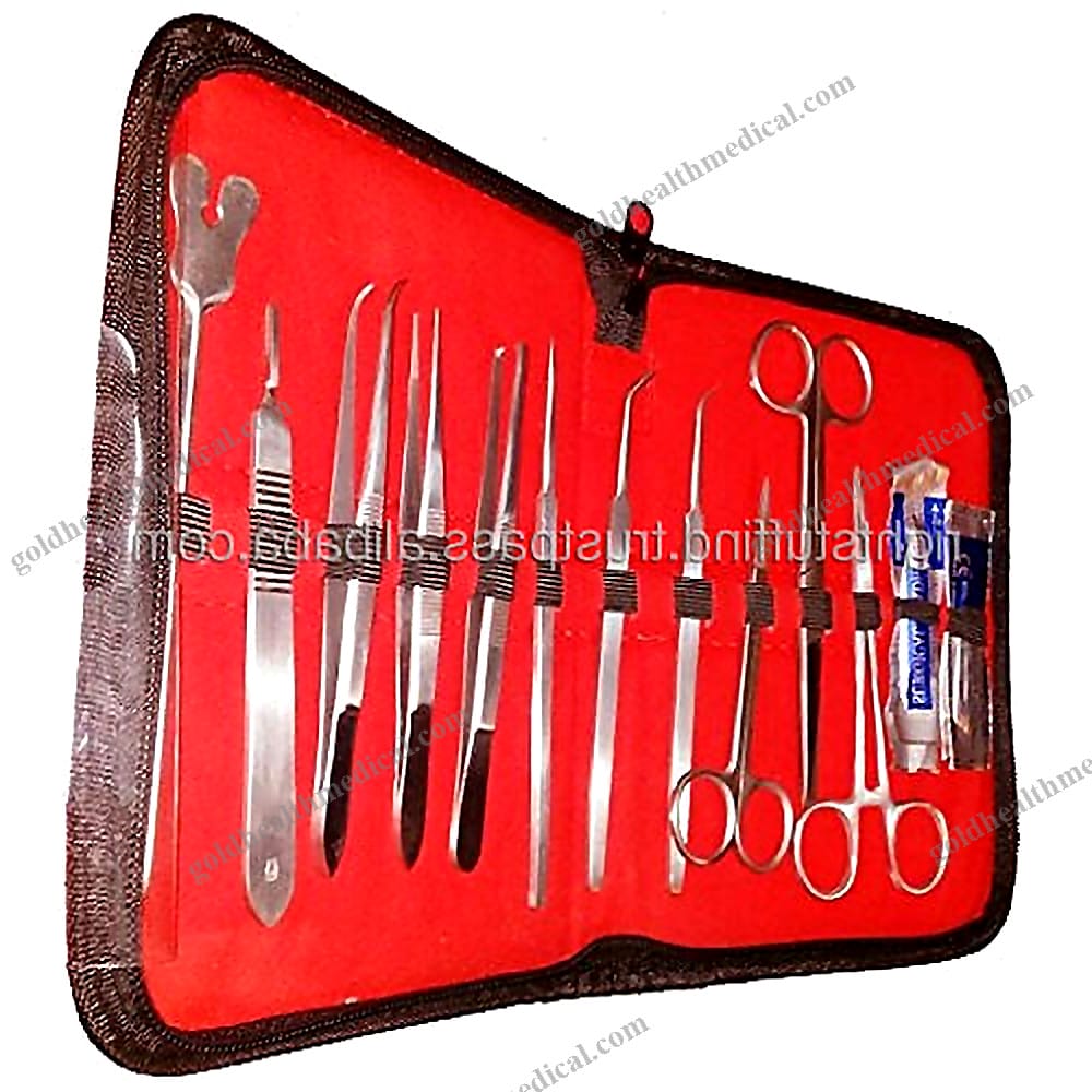 DE Medical Basic Dissecting Kit Prof Quality Surgical Instruments Anatomy