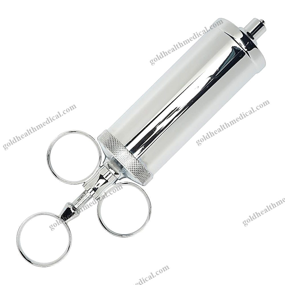Stainless Steel Ear Syringe for Surgical and Veterinary Use