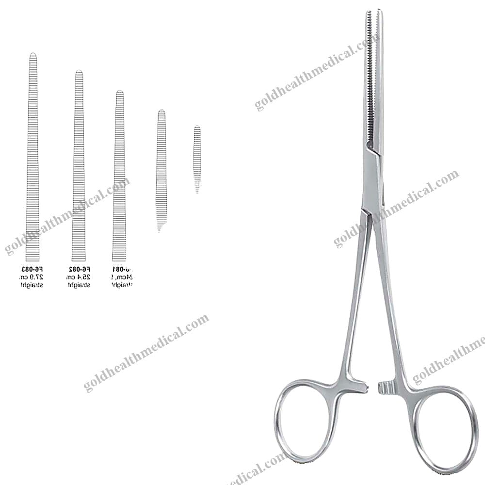 50043970191_1 Rochester Pean Forceps 8 Straight Surgical Instruments - Image 1