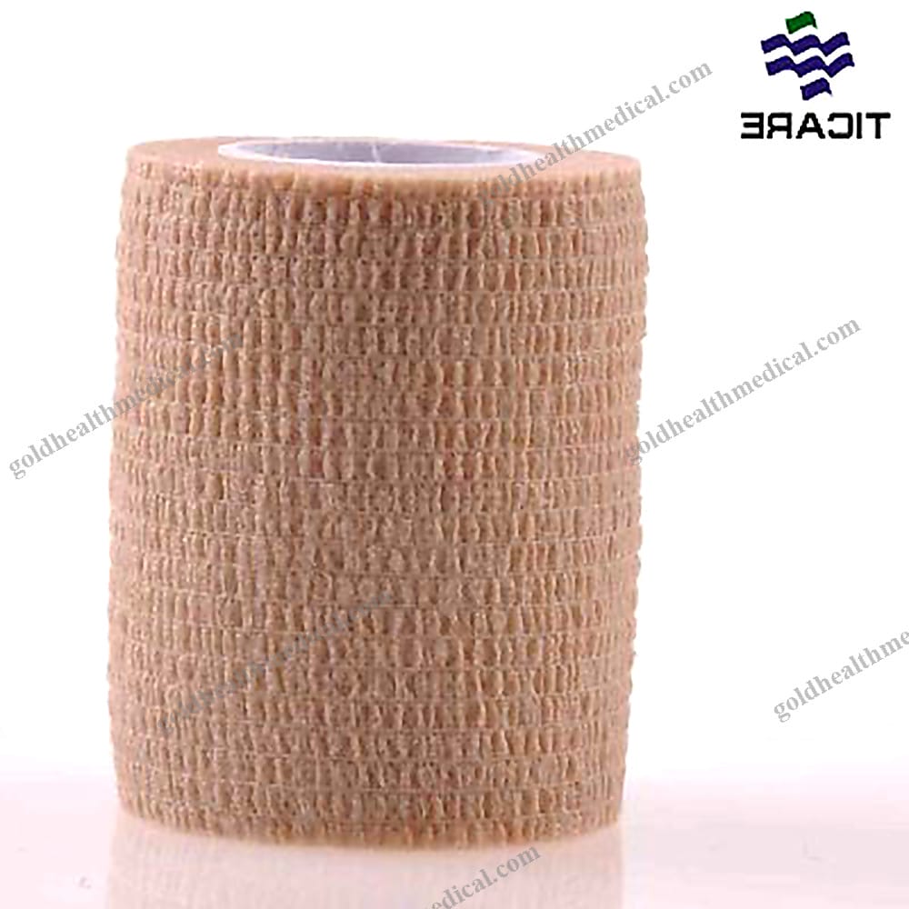 Porous Elastic Adhesive Bandages Skin Color SelfAdhesive