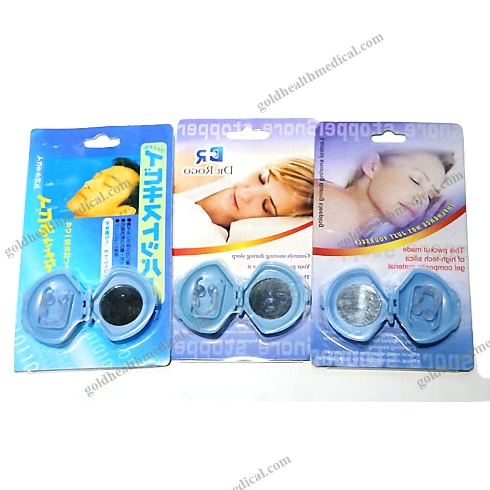 Portable AntiSnore Nasal Clip for Better Sleep Apnea Relief