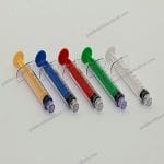 10ml Luer Lock PC Syringe with Color Plunger