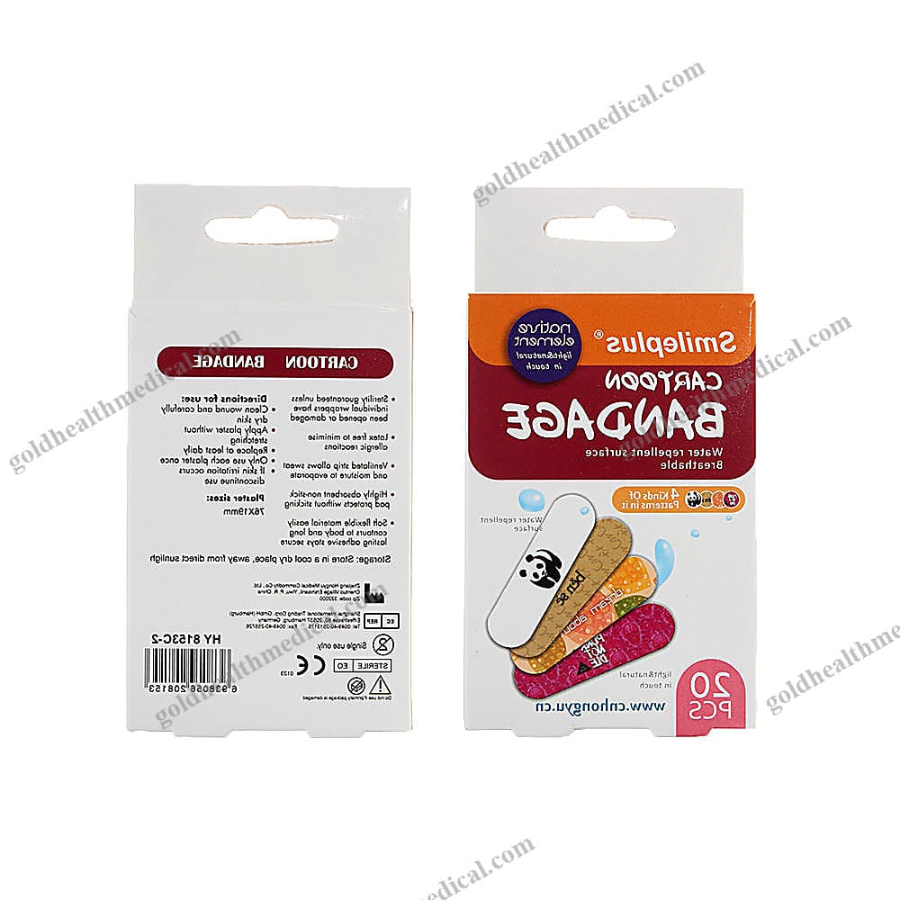 Cartoon PVCPE Waterproof Adhesive Bandage with CE Approval