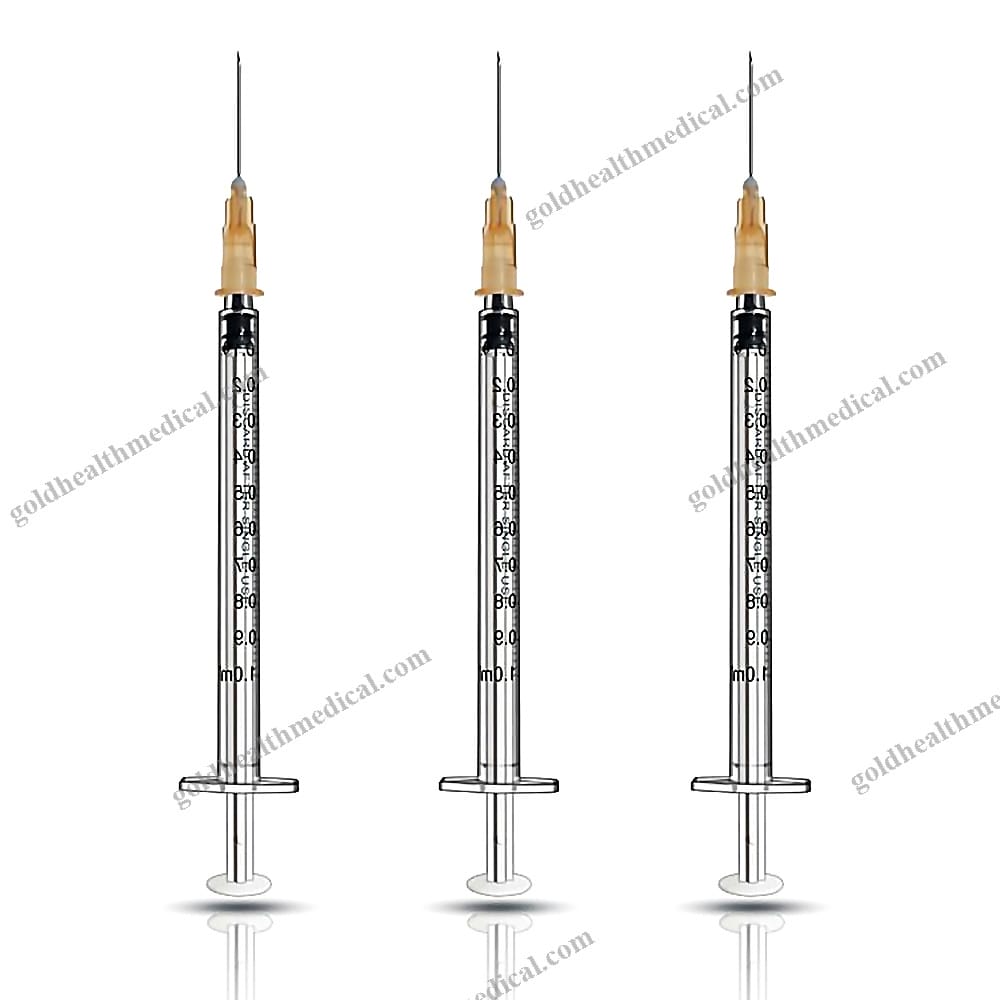 1ml Luer Slip Tip Syringe with Optional 23g Needle