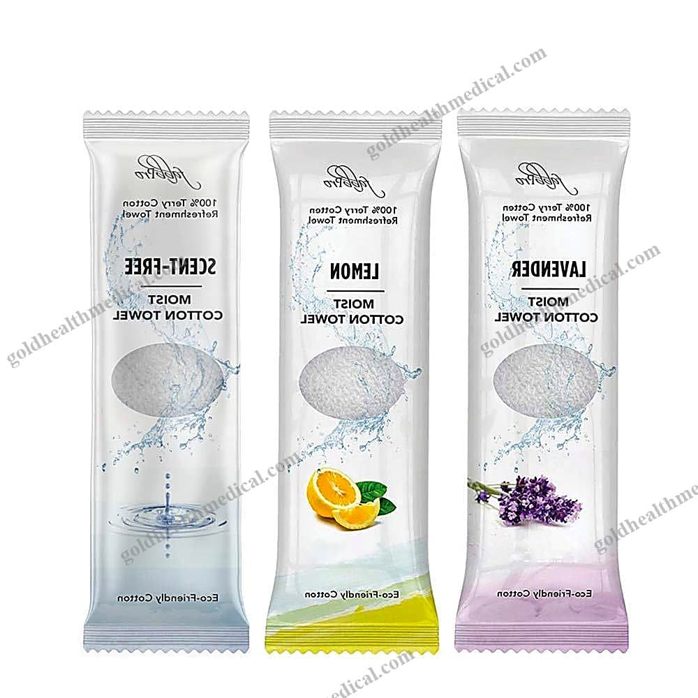 Fragrant Cotton Wet Towel 21x21cm for