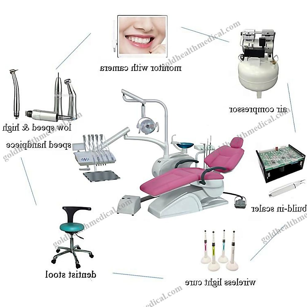 Premium Dental Chair Set with Full Equipment