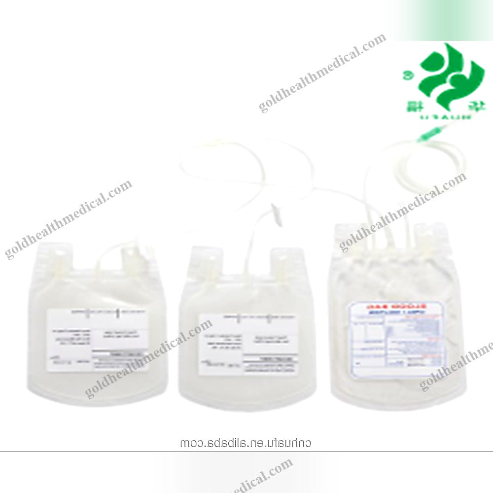 Sterile PVC 250ml Triple Blood Transfusion Bag CPDA