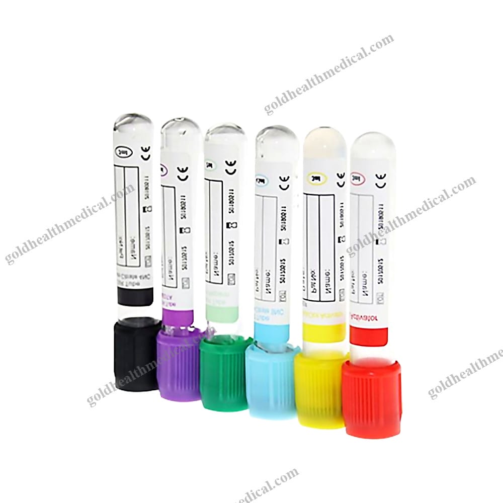 Ce Approved Red Glass Pet Vacuum Sterile Blood Collection Tubes Non Additive