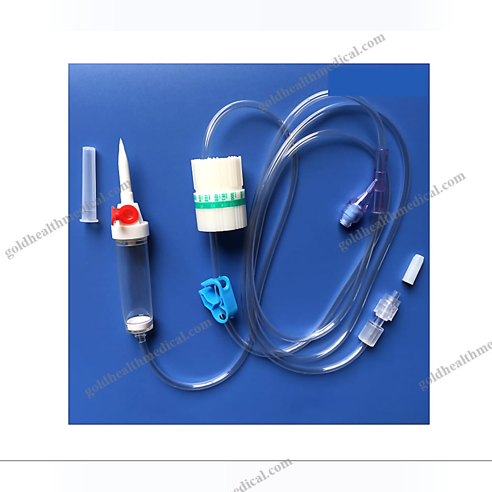 Sterile IV Blood Transfusion Set for Medical Use