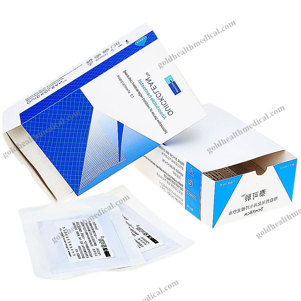 Surgiclean Sterile Hemostatic Gauze Piece for Surgery
