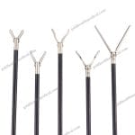 Stainless Steel Laparoscopic Appendiceal Grasping Forceps for