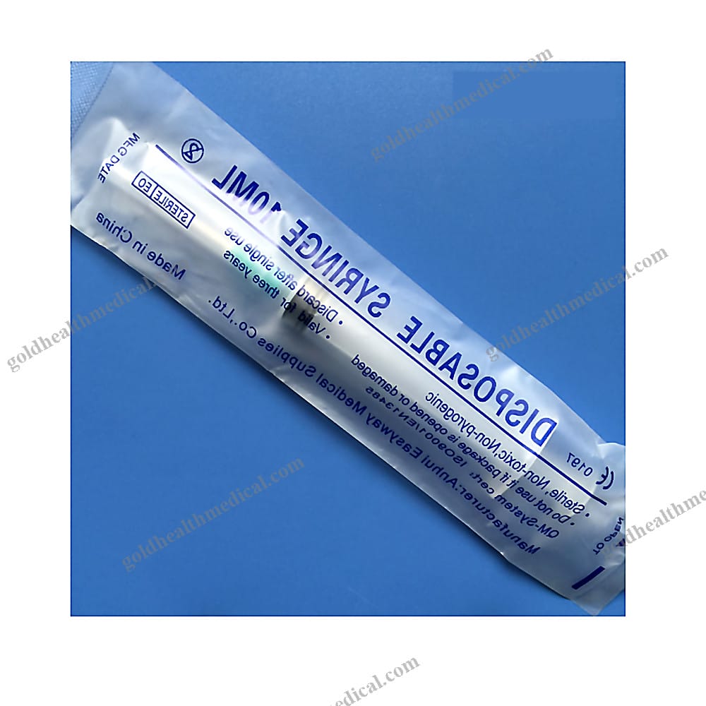 10ml Sterile Disposable Hypodermic Syringe with Needle