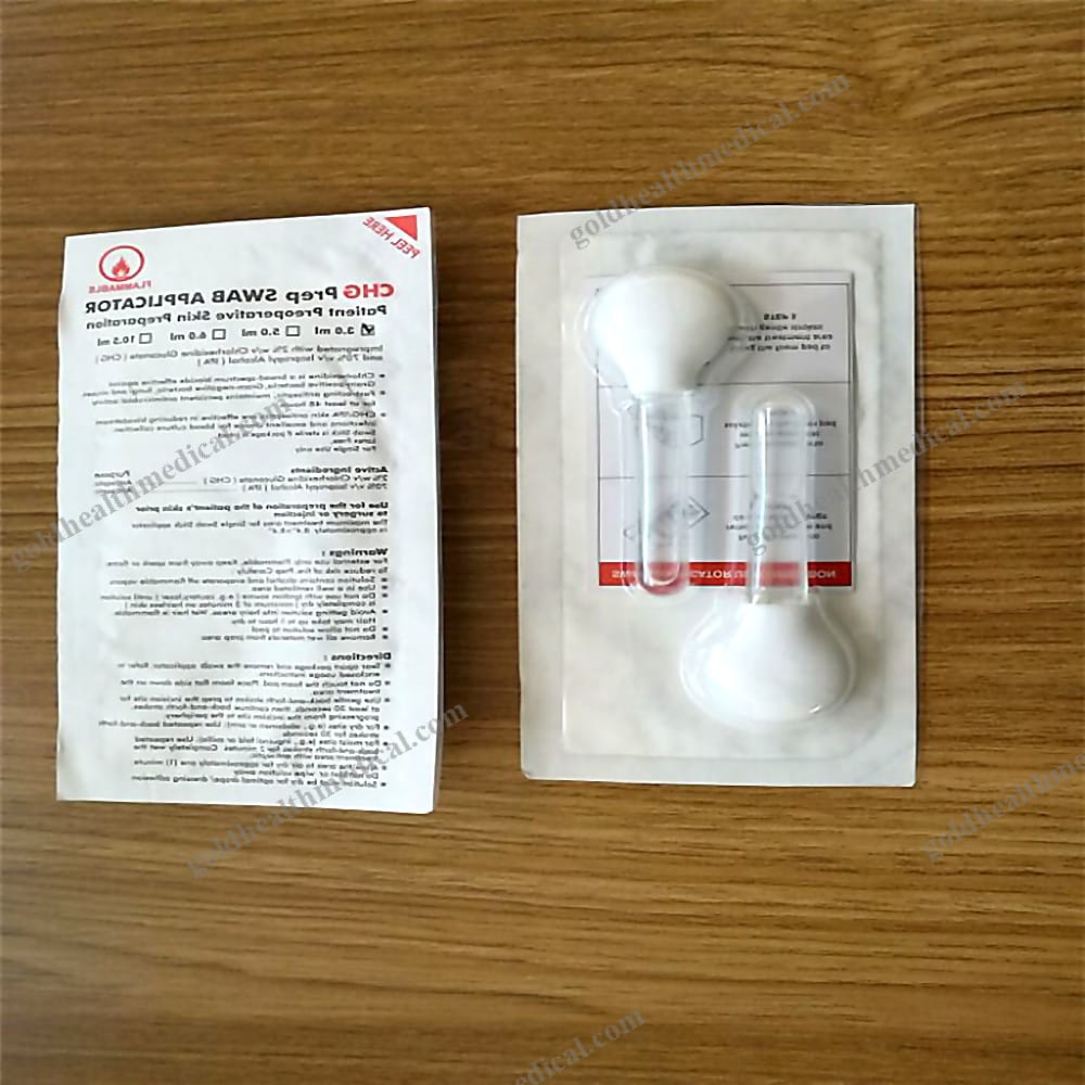 6ml CHG Alcohol Preoperative Skin Antiseptic Applicator Sw