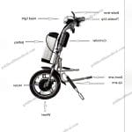 Power Assist Handbike Attachment for Wheelchairs