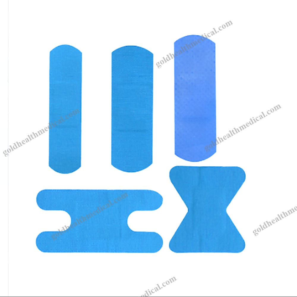 Blue Metal Detectable First Aid Bandage for Food Packaging Workers