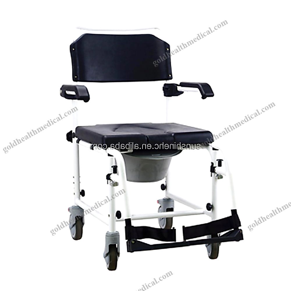 Portable Aluminum Commode Wheelchair