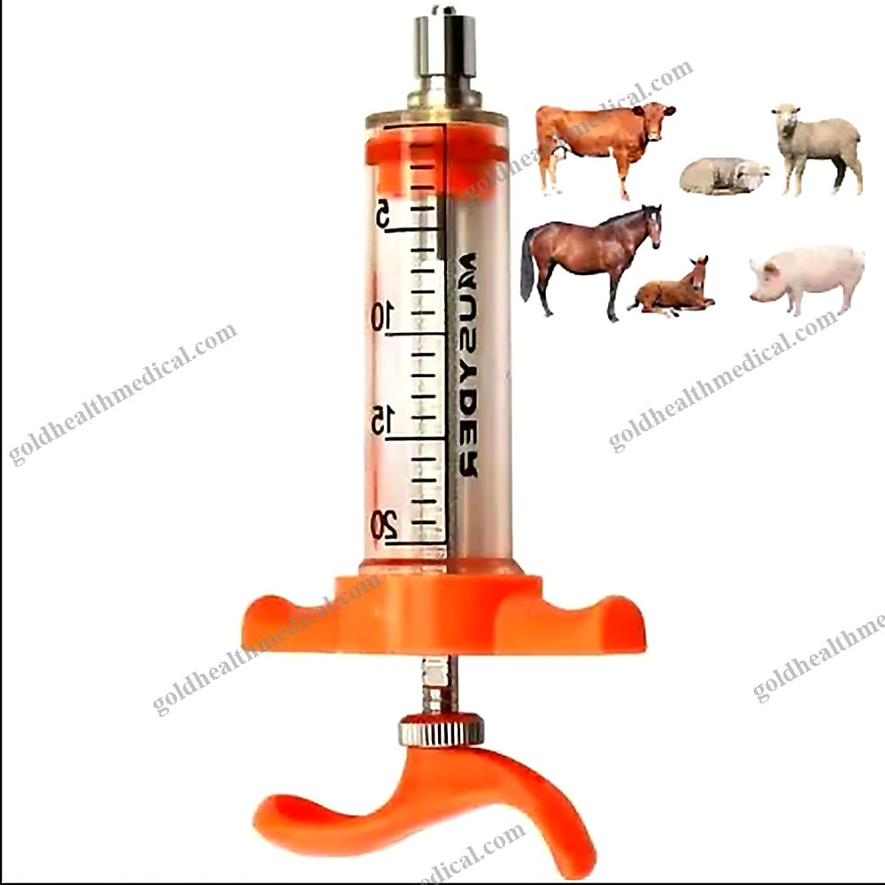 TPX Veterinary Syringe 10ml20ml Plastic Steel