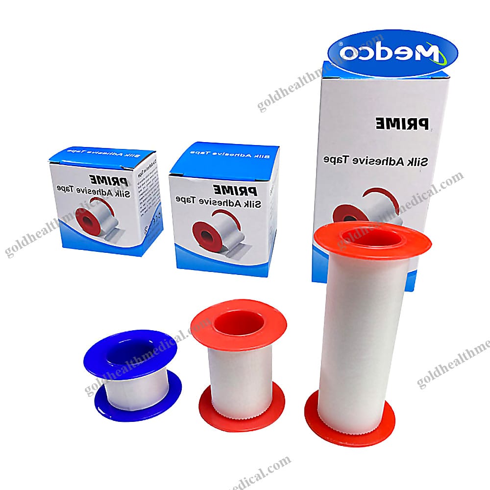 CE ISO Approved White Zinc Oxide Surgical Tape Silk Tape Strong Adhesive Property