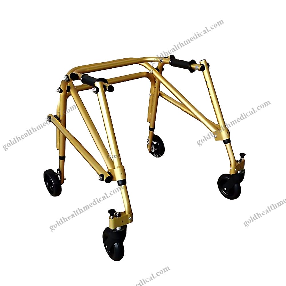 WA220 Superlight Pediatric Rollator Walker with Safety Seats and Wheels