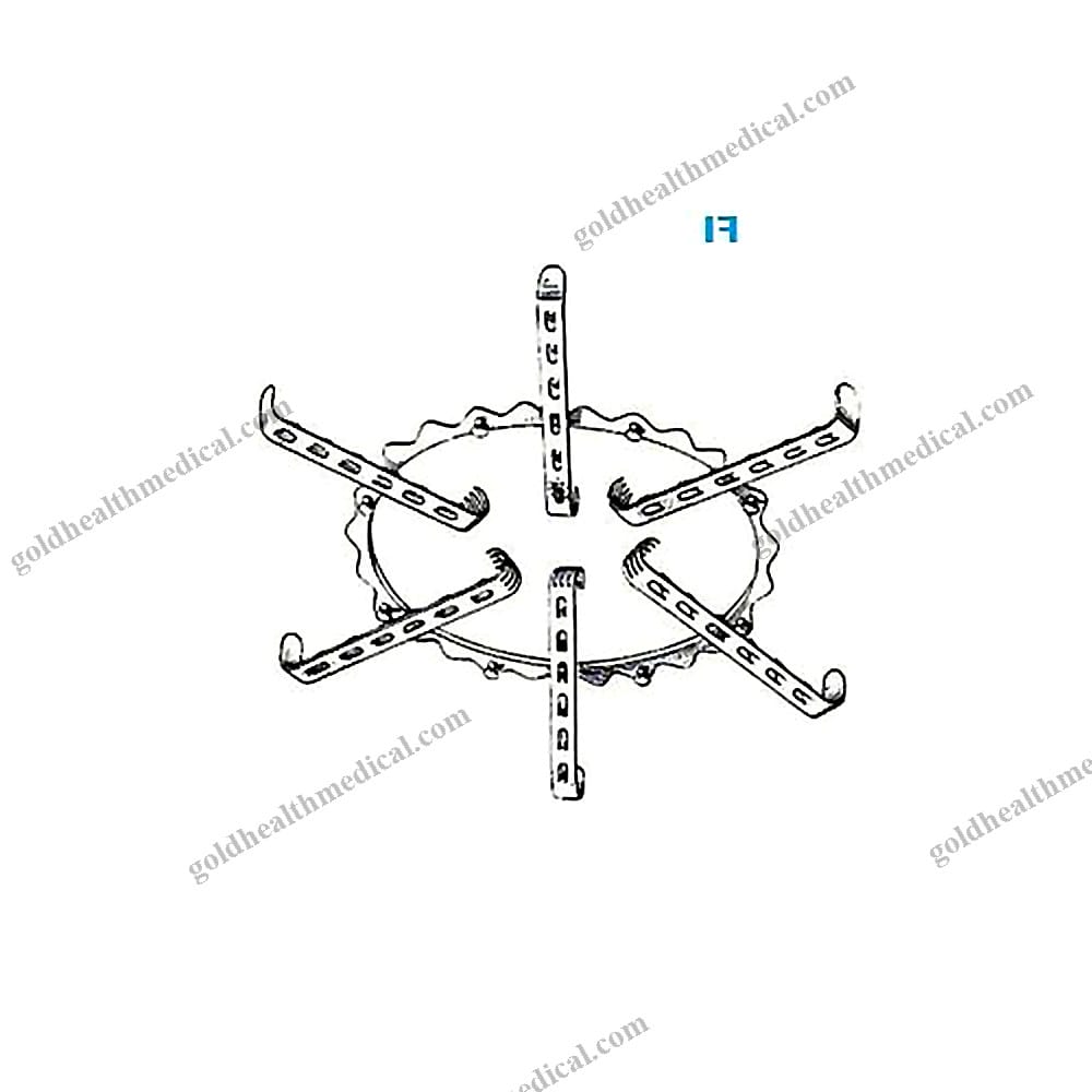TURNER WARWICK Manual Retractor Set with Ring Blades for