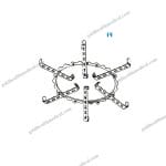 TURNER WARWICK Manual Retractor Set with Ring  Blades for