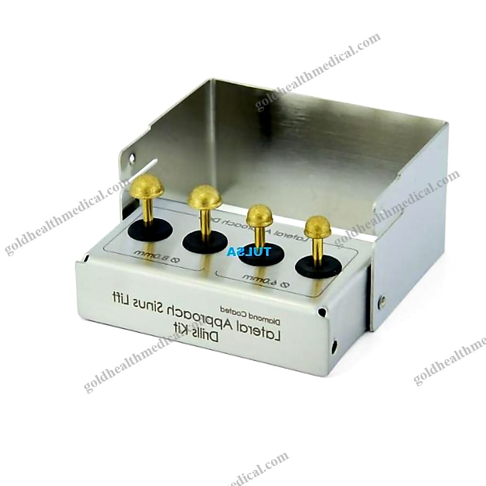 Lateral Sinus Lift Drill Kit with DiamondCoated Burs for Dental