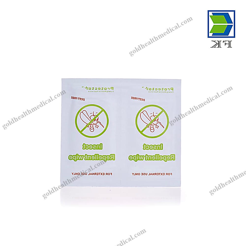Custom Wet AntiMosquito Wipes for Medical Use